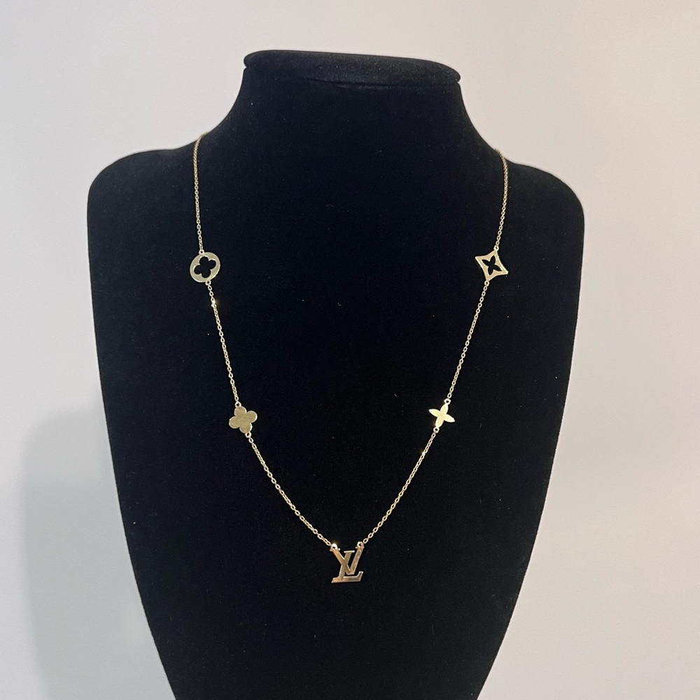 LV 14k Gold Necklace
